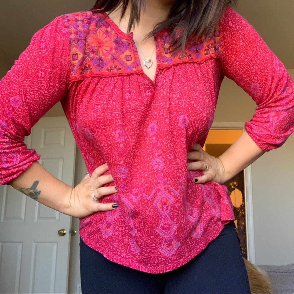 Lucky Brand Tunic Top